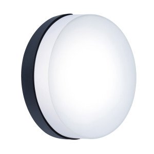 Lampe d'extérieur Cedric applique murale noire en aluminium moderne