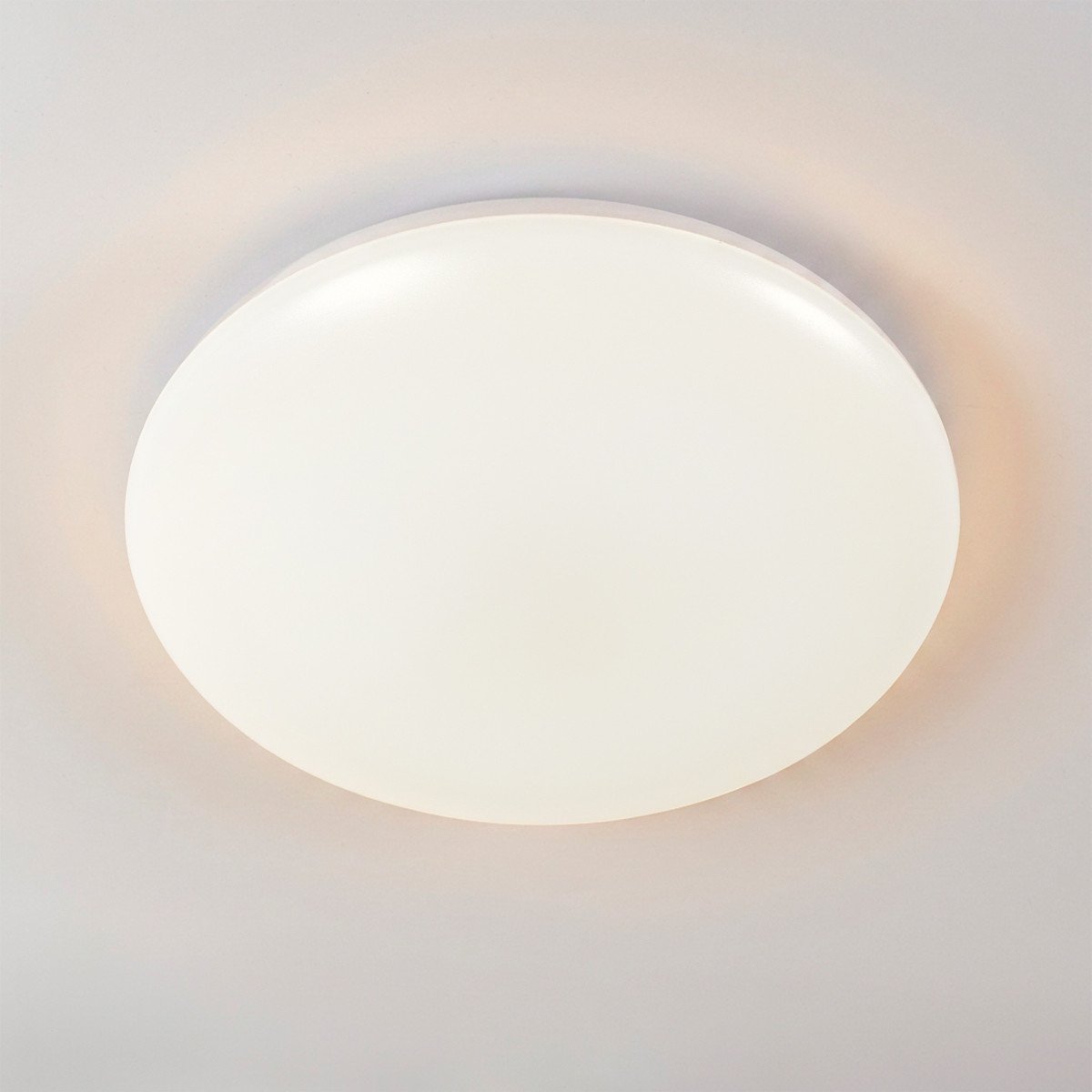 Plafonnier Milan blanc avec détecteur de mouvement pour intérieur et extérieur
