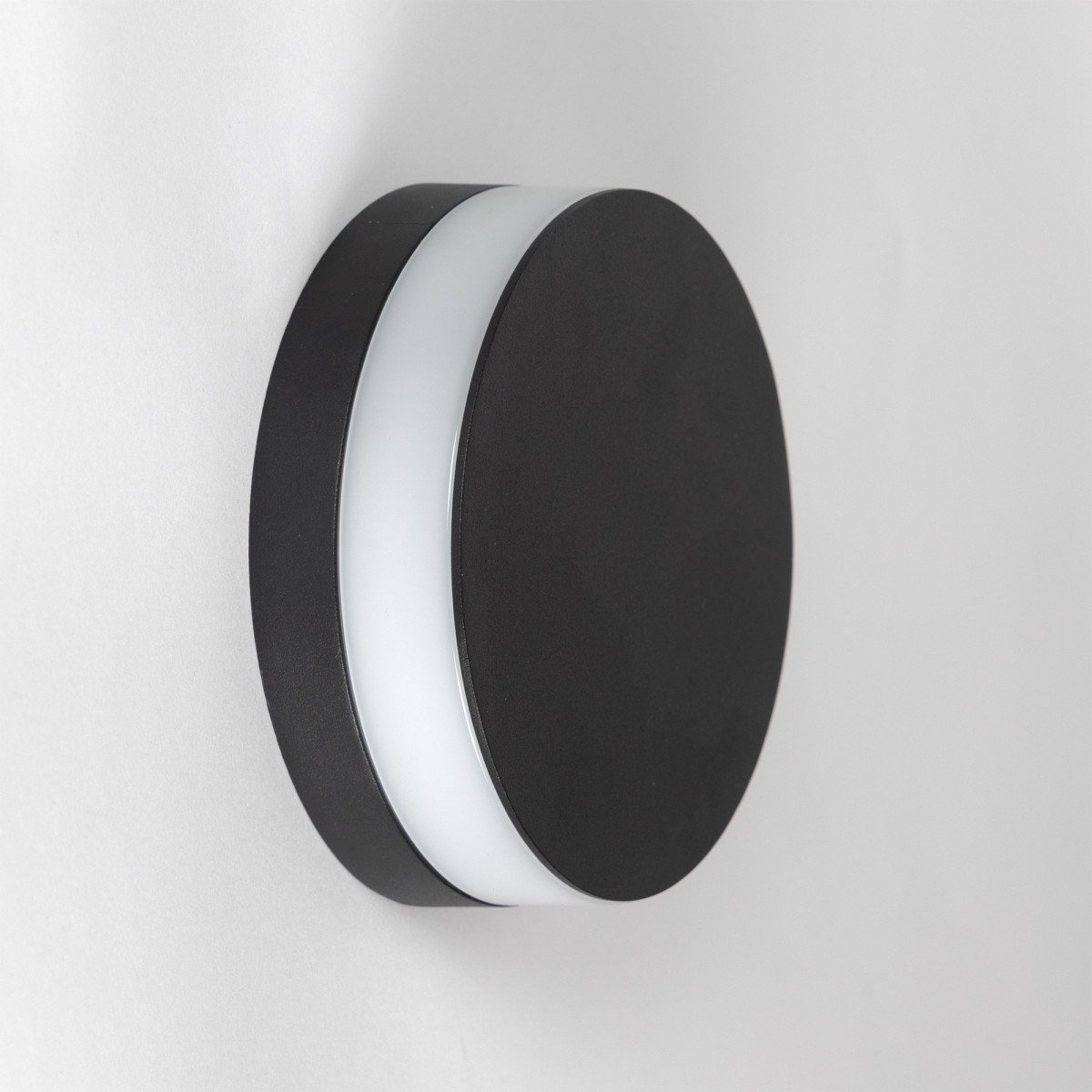 Lampe d'extérieur Finley applique murale noire moderne aluminium