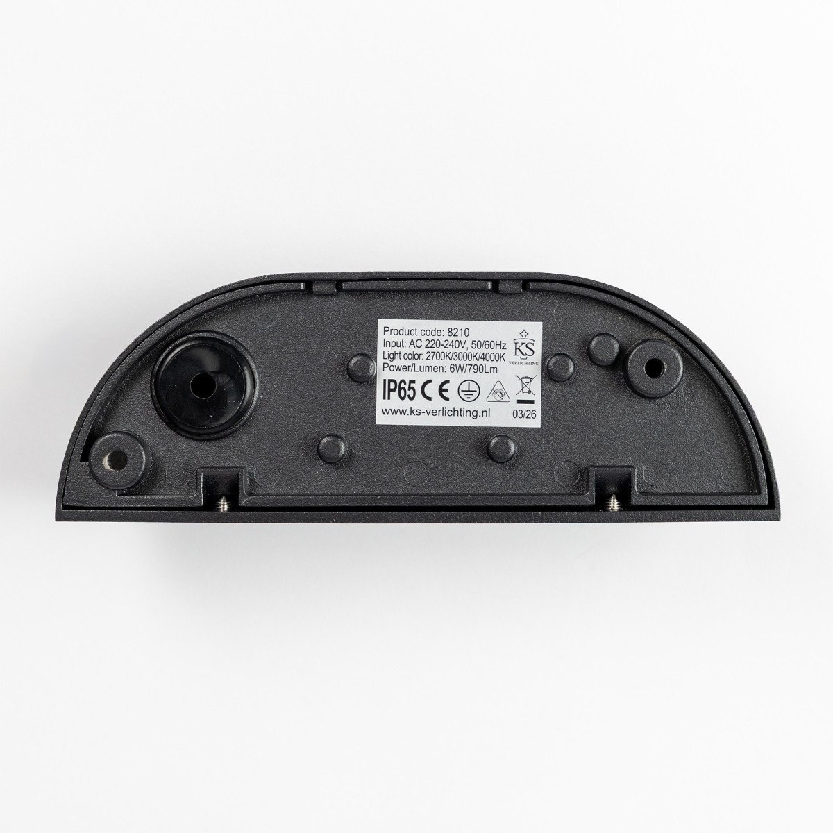 Luminaire d'extérieur Nathan applique murale noire IP65 moderne