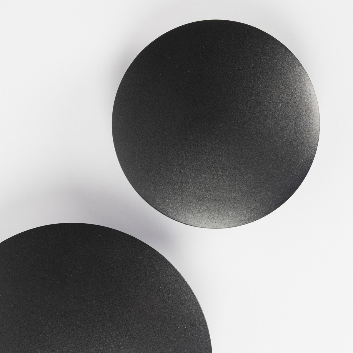 Lampe d'extérieur Eclips applique murale Moyen noire aluminium moderne