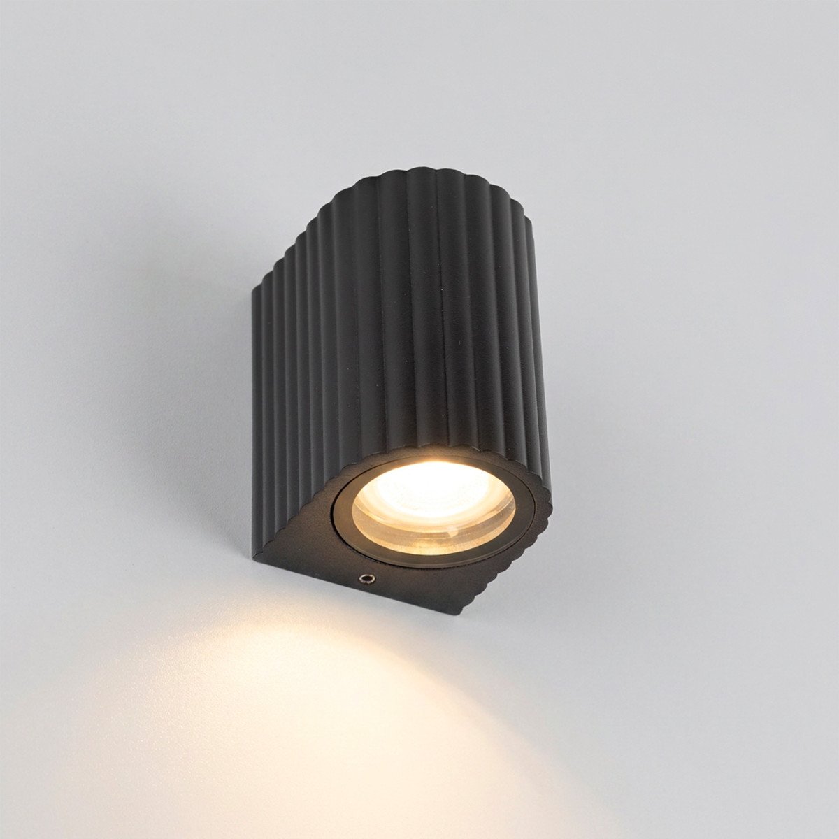 Lampe d'extérieur Oscar applique murale noire GU10 moderne