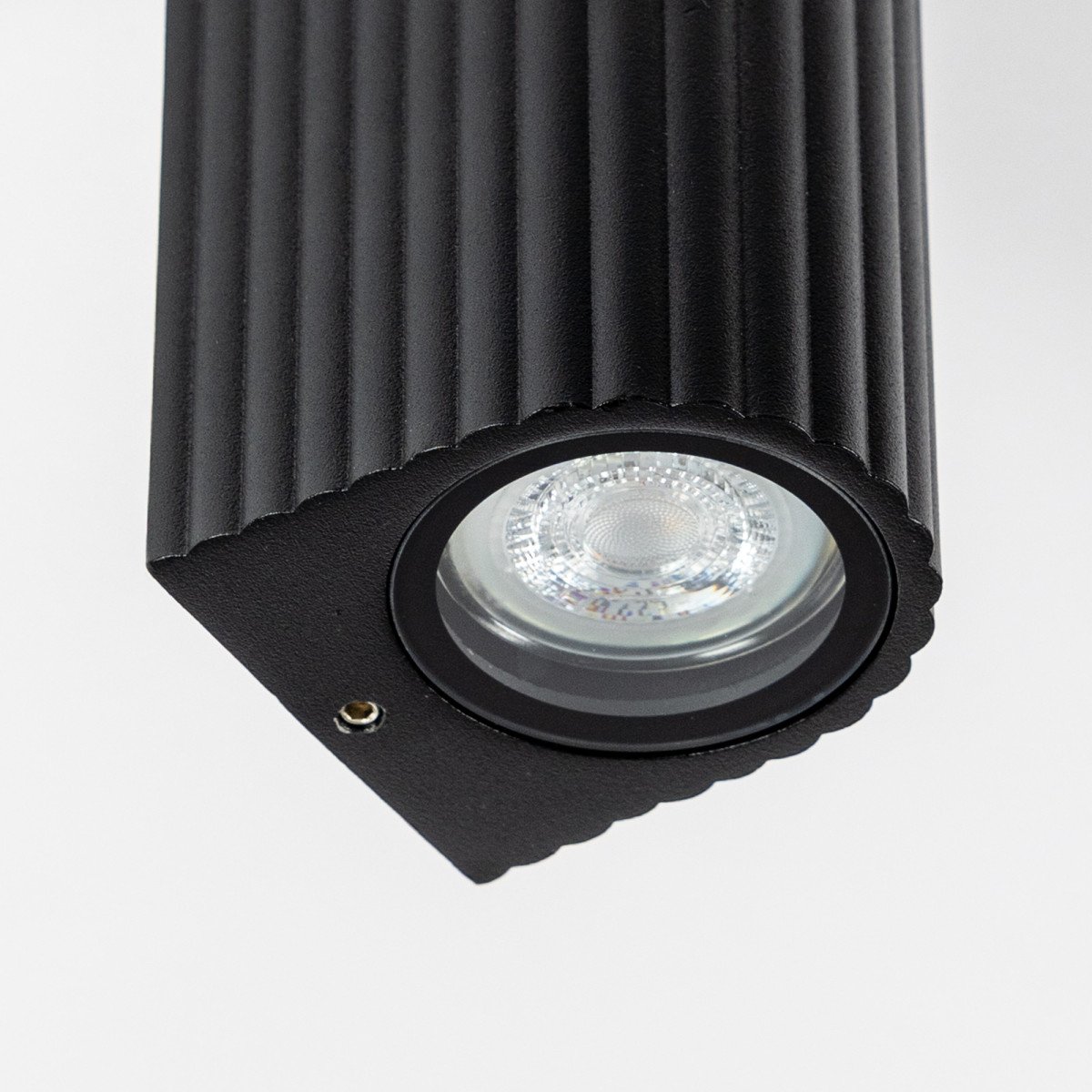 Lampe d'extérieur Oscar applique murale up et down noire GU10 moderne