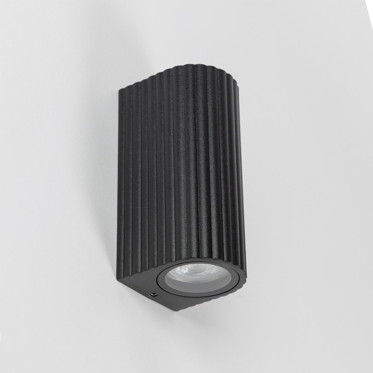 Lampe d'extérieur Oscar applique murale up et down noire GU10 moderne