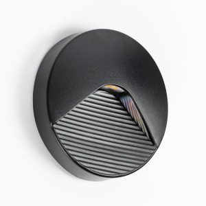 Lampe d'extérieur Emily applique murale noire 12,8 cm moderne