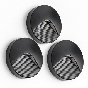 Lampe d'extérieur Emily applique murale noire 12,8 cm moderne