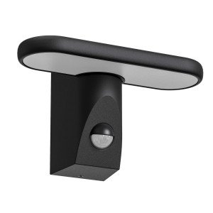 Luminaire d'extérieur avec détecteur de mouvement Zack applique murale noire