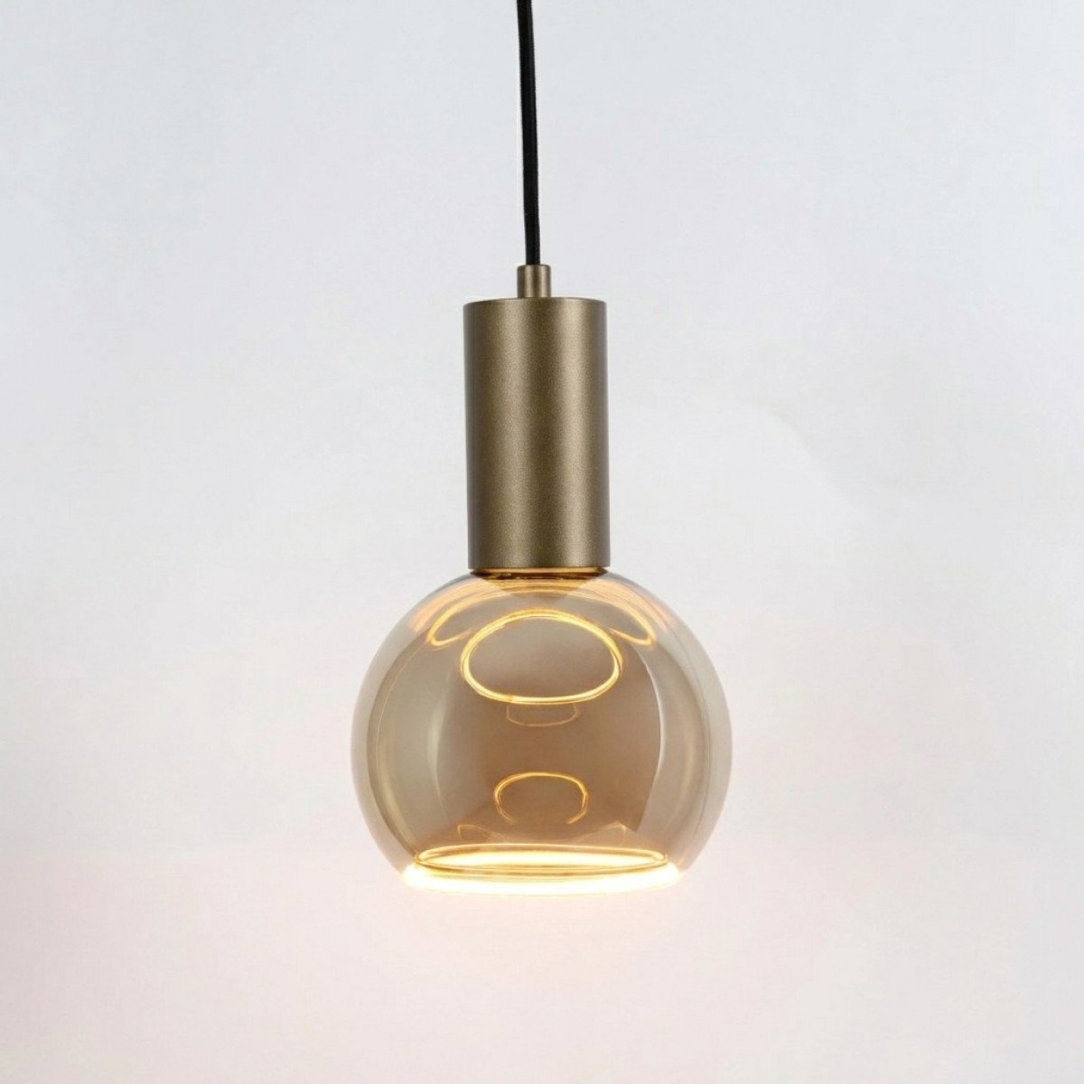 Lampe intérieure Luxum suspension bronze aluminium moderne