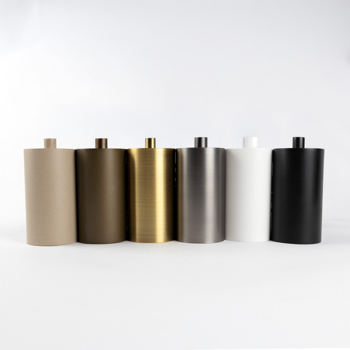 Lampe intérieure Luxum suspension gun metal aluminium moderne