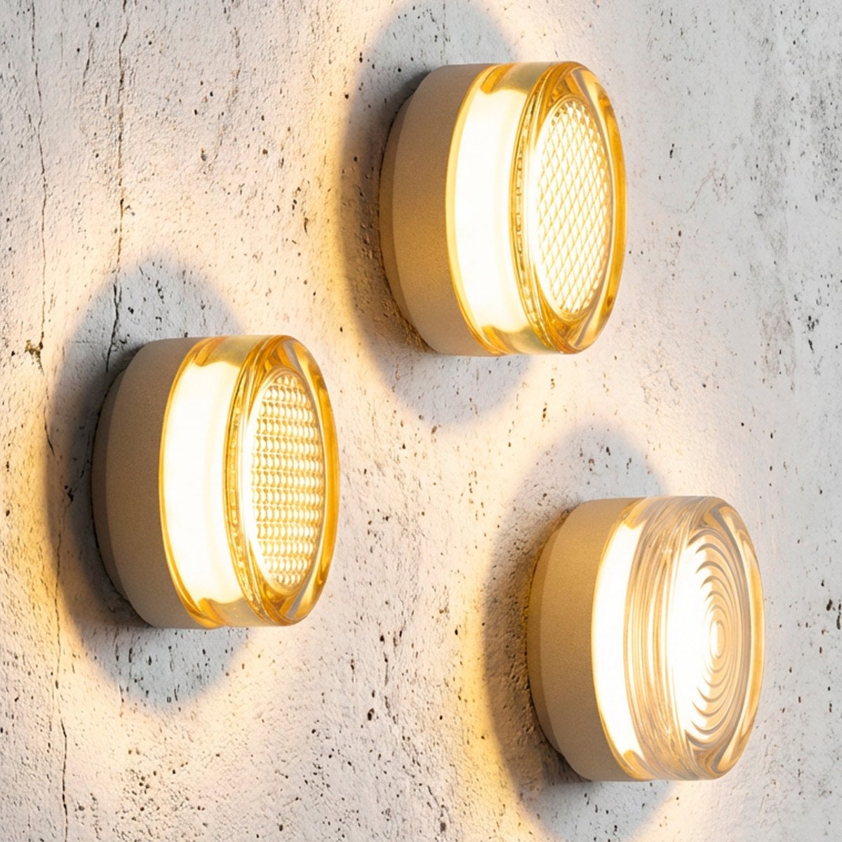 Lampe intérieure Mason applique murale plafonnier champagne