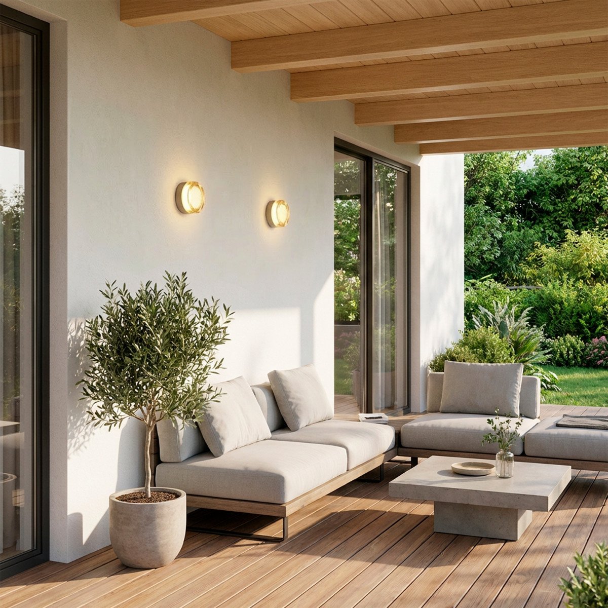 Lampe intérieure Nolan applique murale plafonnier champagne