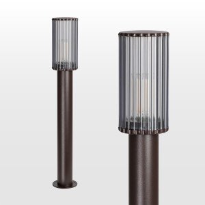 Éclairage extérieur Sablon 2 lampe de jardin brun-noir