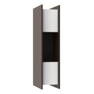 Lampe extérieure Forms applique murale brun-noir moderne