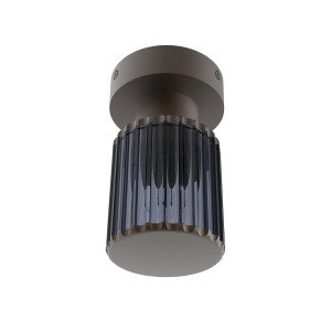 Éclairage extérieur Sablon Petit plafonnier et applique murale brun-noir