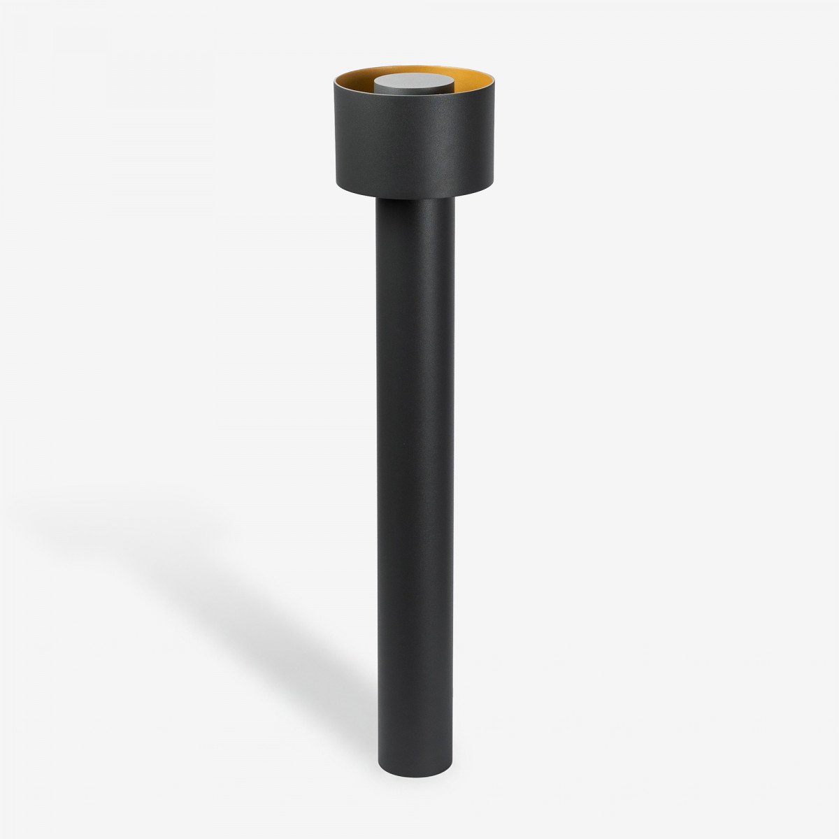 lampe extérieure leeds lampe de jardin noire aluminium moderne