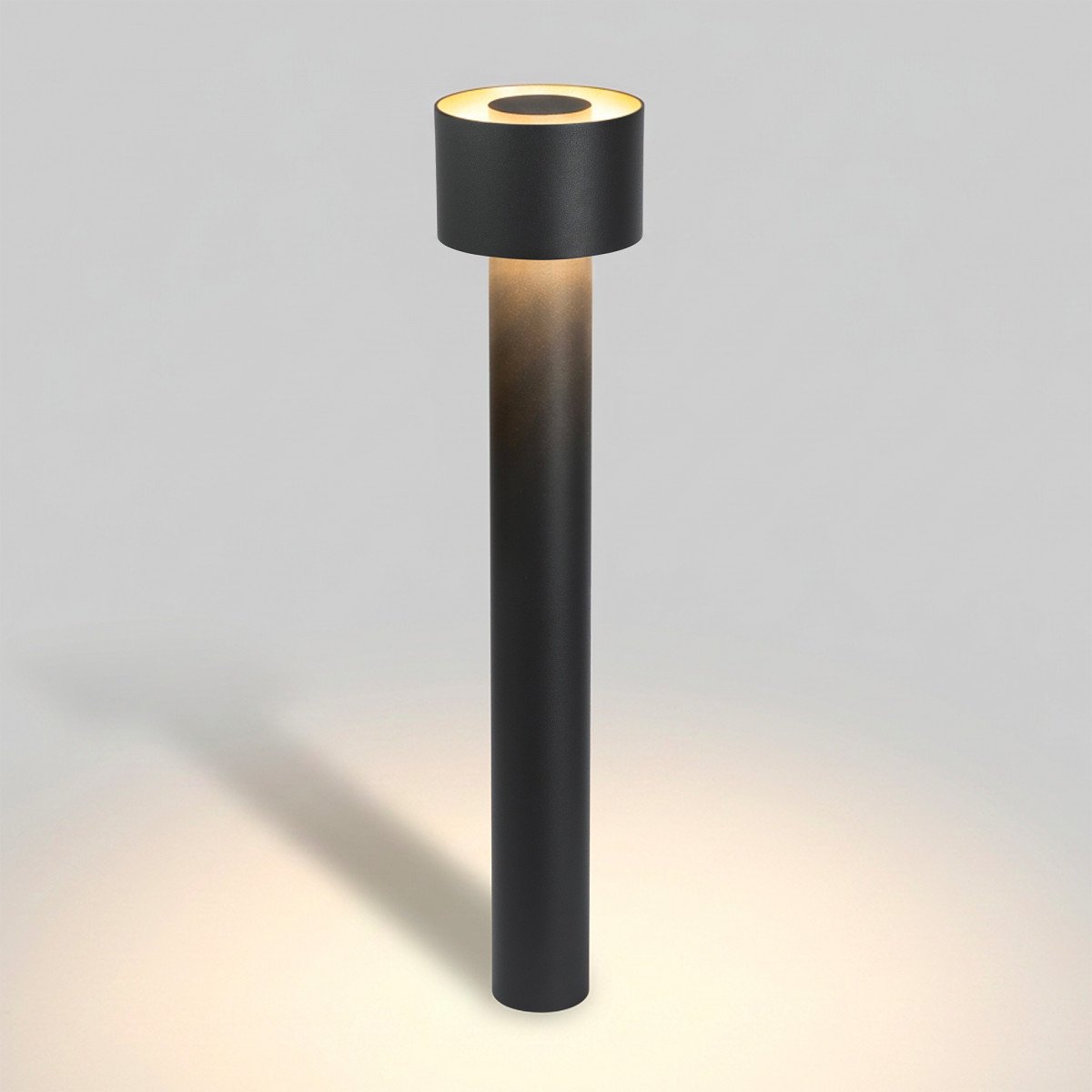 lampe extérieure leeds lampe de jardin noire aluminium moderne