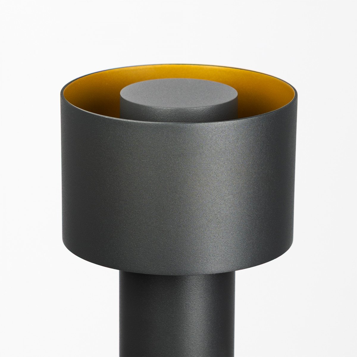 lampe extérieure leeds lampe de jardin noire aluminium moderne