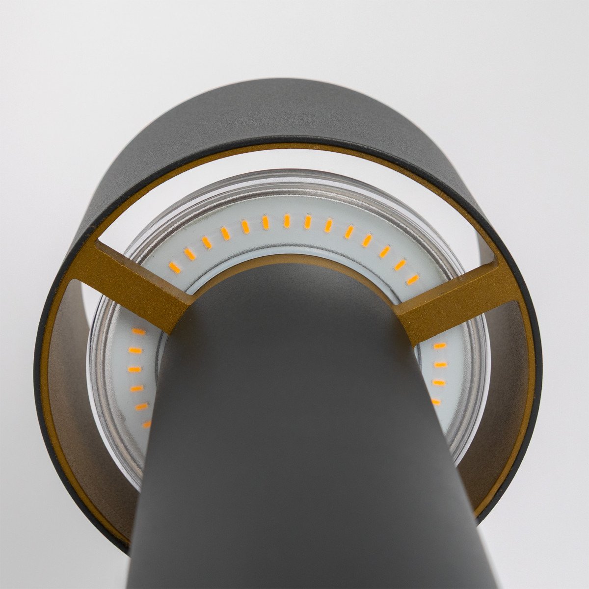 lampe extérieure leeds lampe de jardin noire aluminium moderne