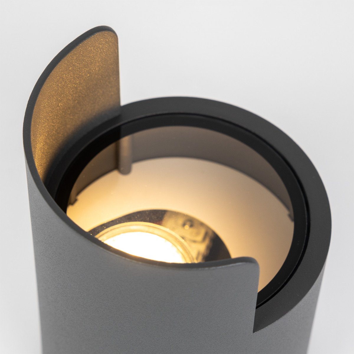 lampe extérieure spot on spot de sol anthracite moderne