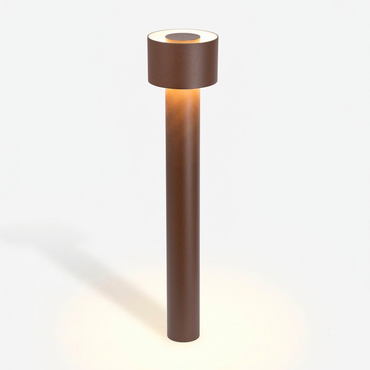 lampe extérieure leeds lampe de jardin corten aluminium moderne