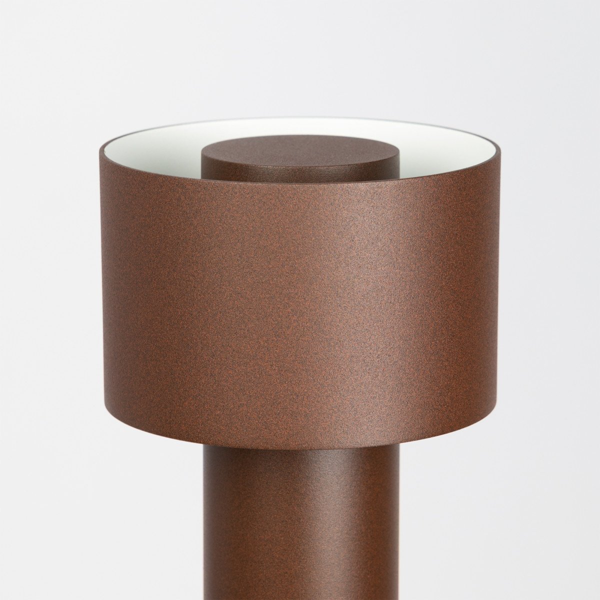 lampe extérieure leeds lampe de jardin corten aluminium moderne