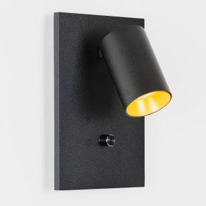 Lampe intérieure Mila lampe de chevet noir variateur