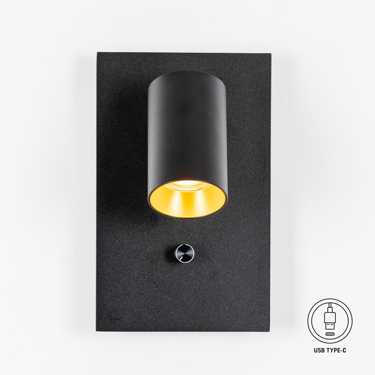 Lampe intérieure Mila lampe de chevet noir variateur