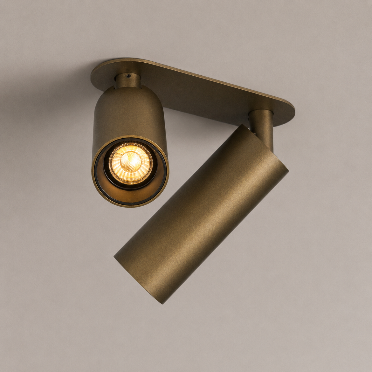Éclairage intérieur Vigo spot encastrable 2 lumières bronze