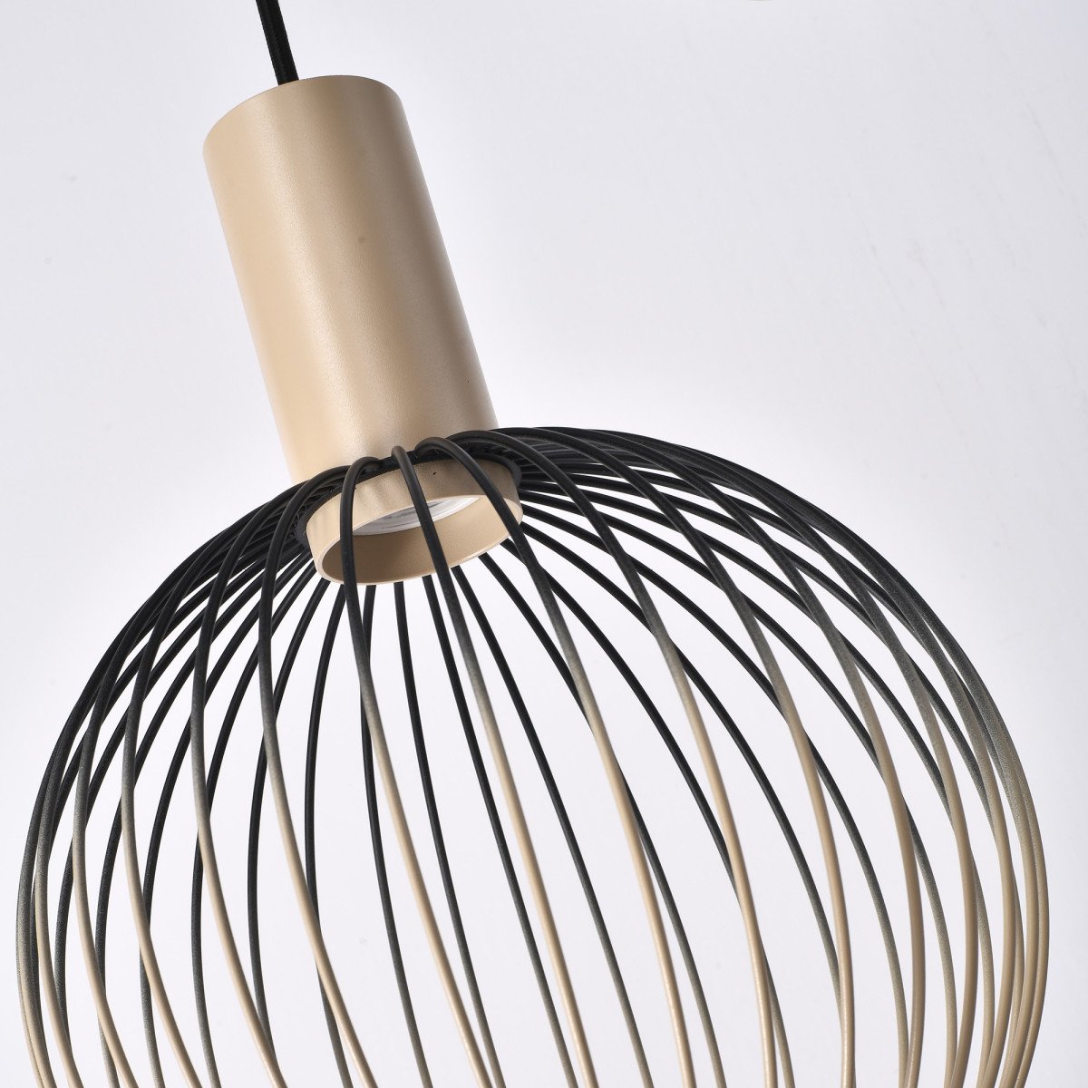Éclairage intérieur 8 suspension Ascha noir beige