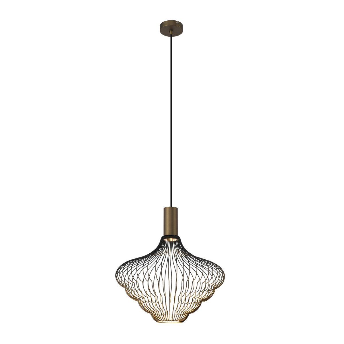 Éclairage intérieur Asli 1 lumière noir or