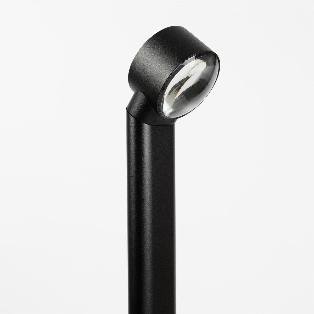 Lampe extérieure Scope lampe de jardin noire aluminium lentille convexe