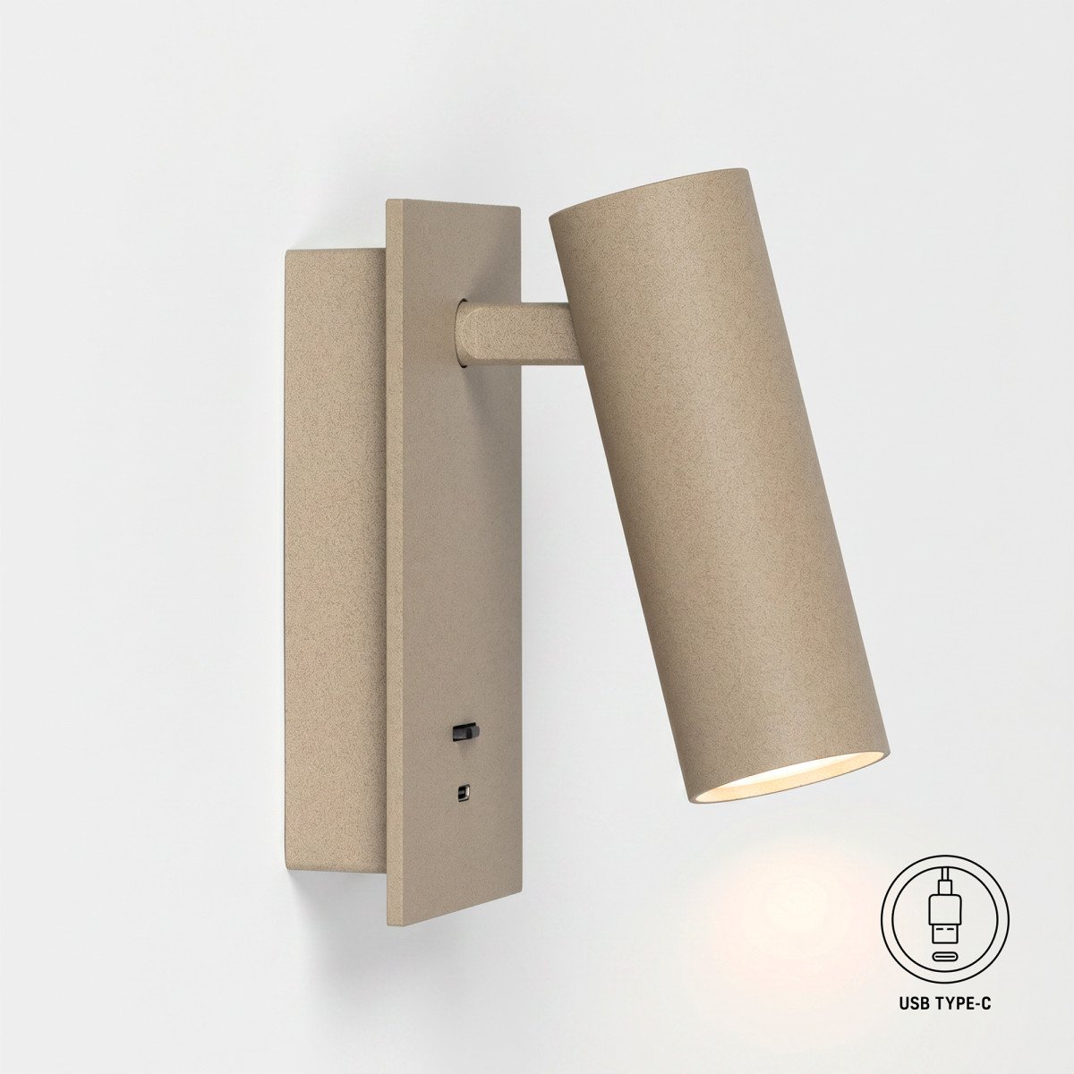 Éclairage intérieur Elias lampe de chevet champgne orientable