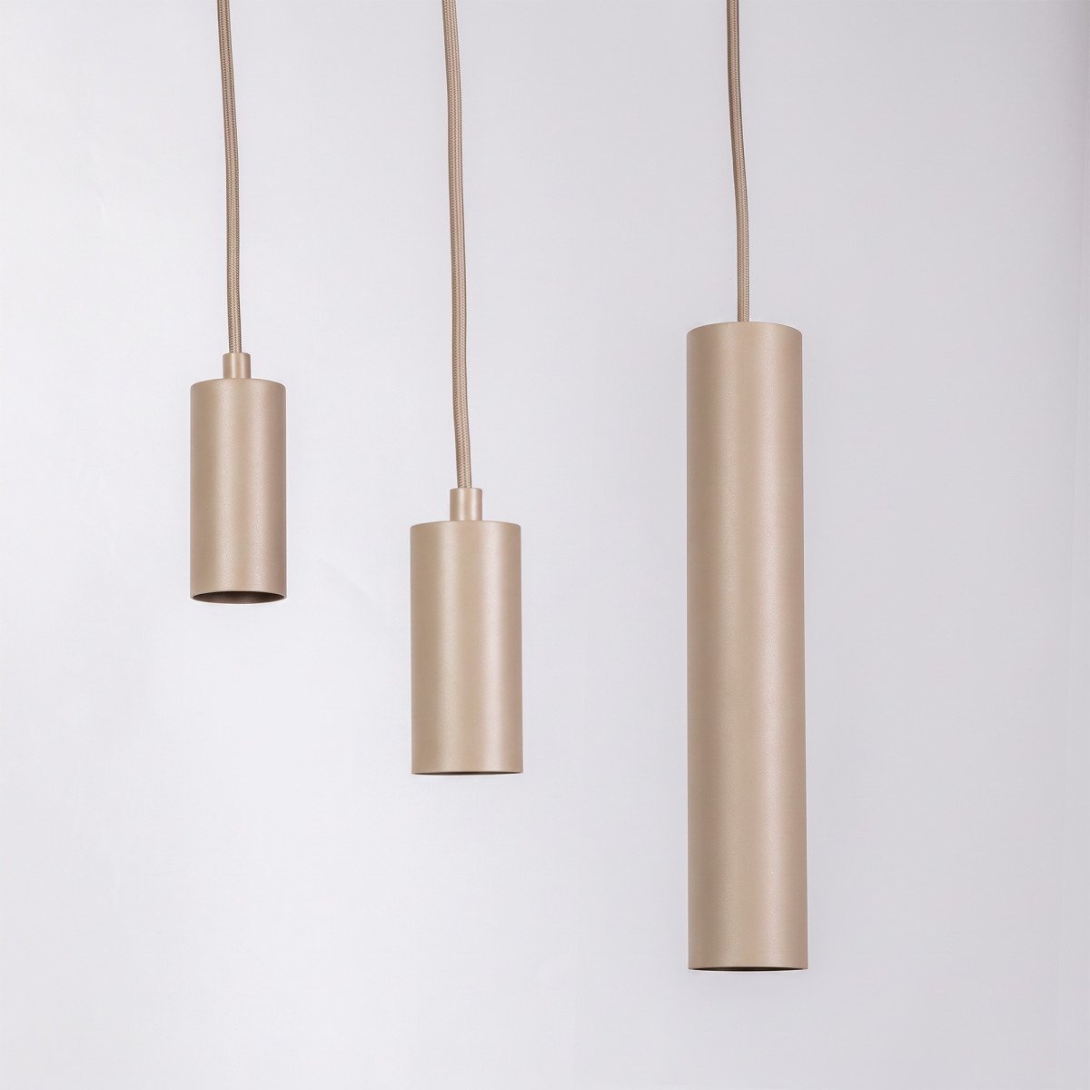 Éclairage intérieur Nura suspension 5 lumières sable moderne