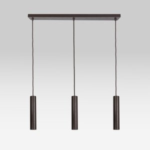 Éclairage intérieur Jerez suspension 3 lumières Grège moderne