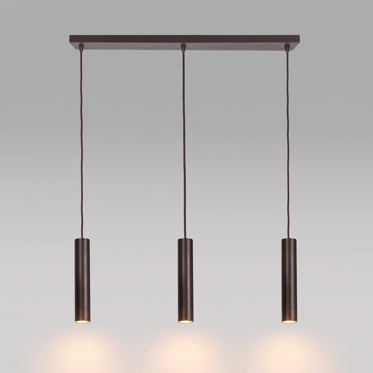Éclairage intérieur Jerez suspension 3 lumières Grège moderne