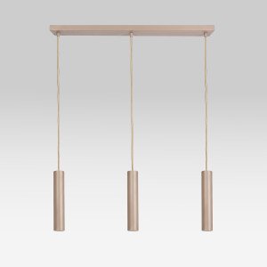 Éclairage intérieur Jerez suspension 3 lumières sable moderne