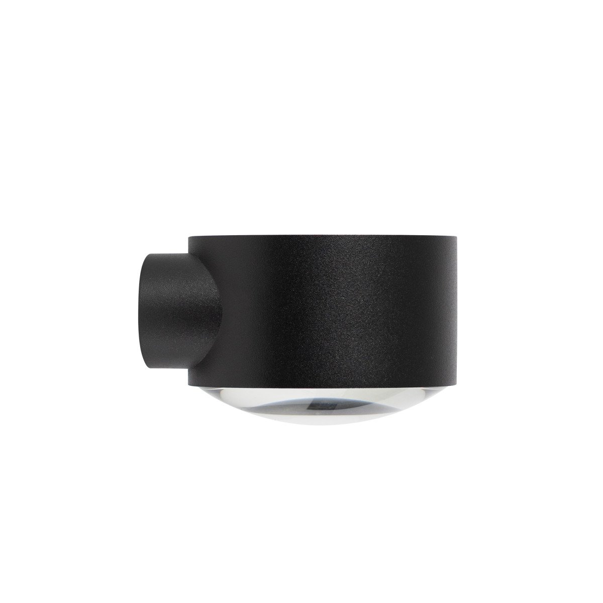 Fenêtre en verre convexe noire applique murale moderne downlighter