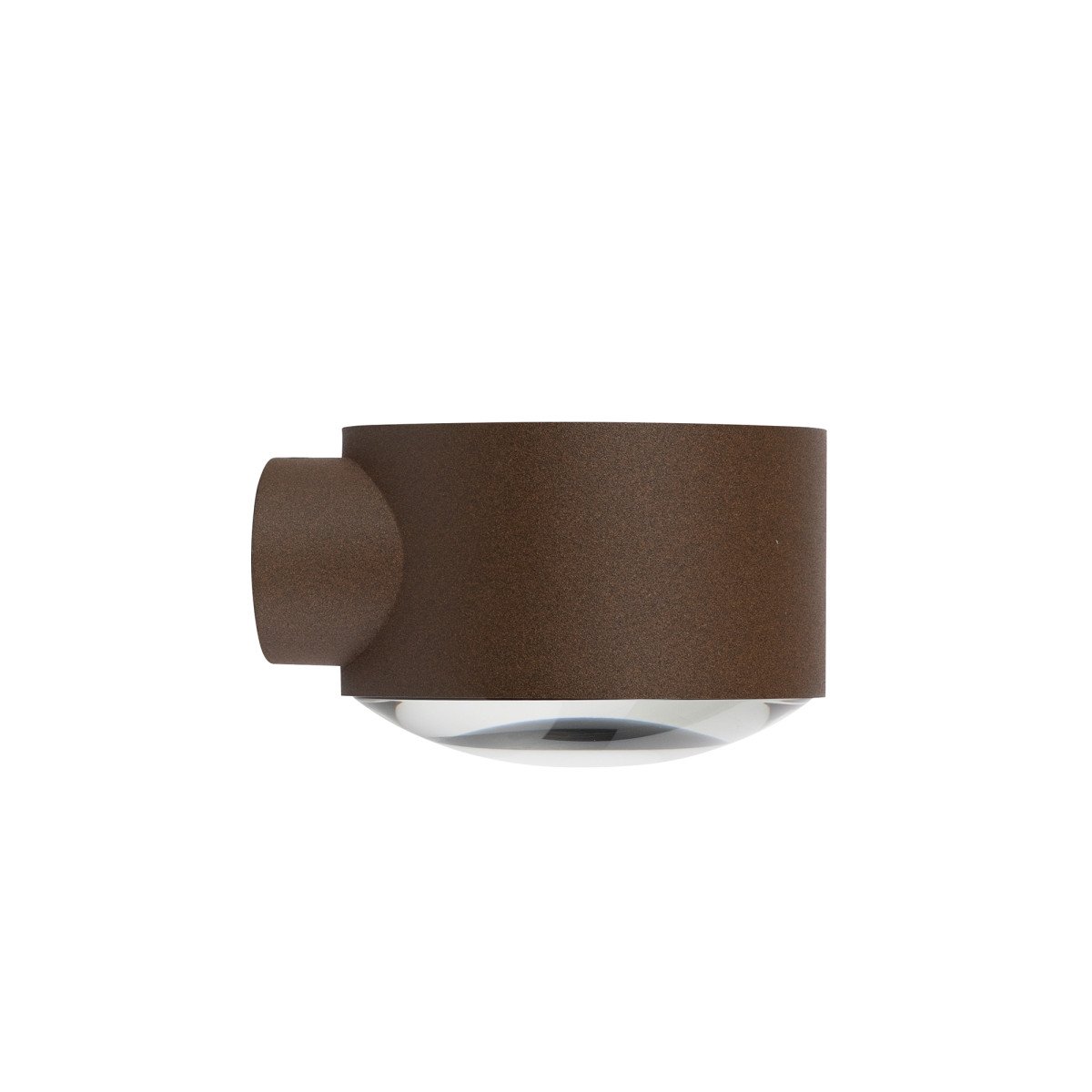 Fenêtre en verre convexe brun rustique applique murale moderne downlighter
