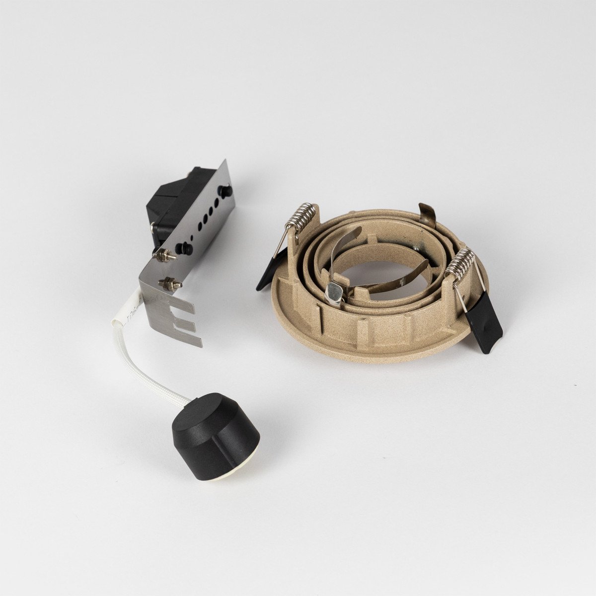 Lot de 10 Spots encastrable orientable Lune Rond Champagne
