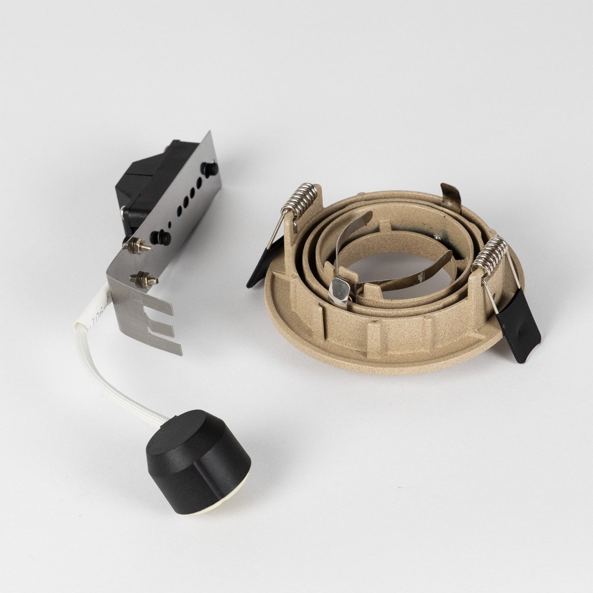 Spot encastrable orientable Lune Rond Champagne