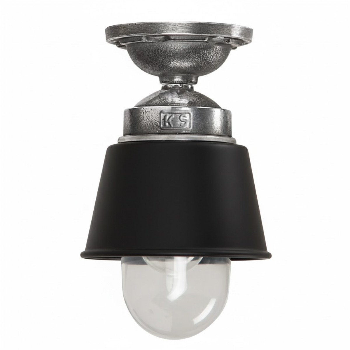 Plafonnier noir Kostas (8709) | Nostalux.fr