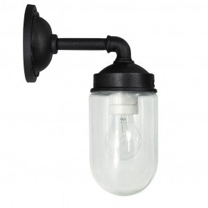 Applique murale pendante d'extérieur noire Ninety (8712K4) style industriel