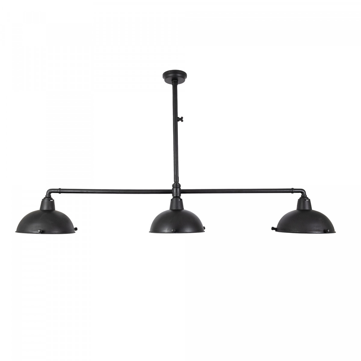 Suspension Billiards 3 (90172) noire style Industriel  | Nostalux.fr