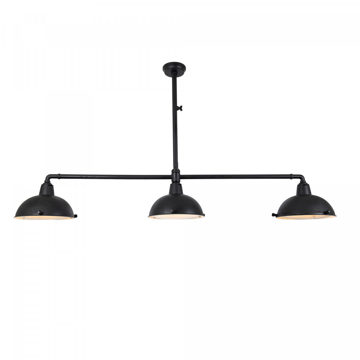 Suspension Billiards 3 (90172) noire style Industriel  | Nostalux.fr