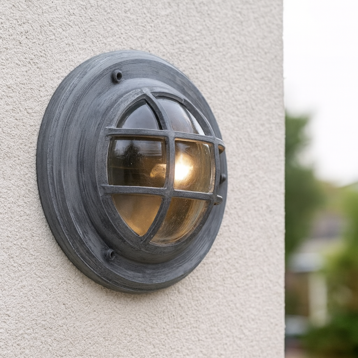 lampe en laiton vert antique avec culot E27