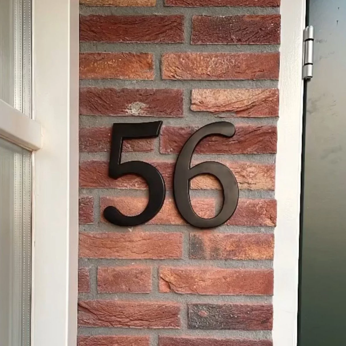 Chiffre Porte Maison En Laiton Massif – Numéro 9 (AM-539, Neuf Sous Blister)