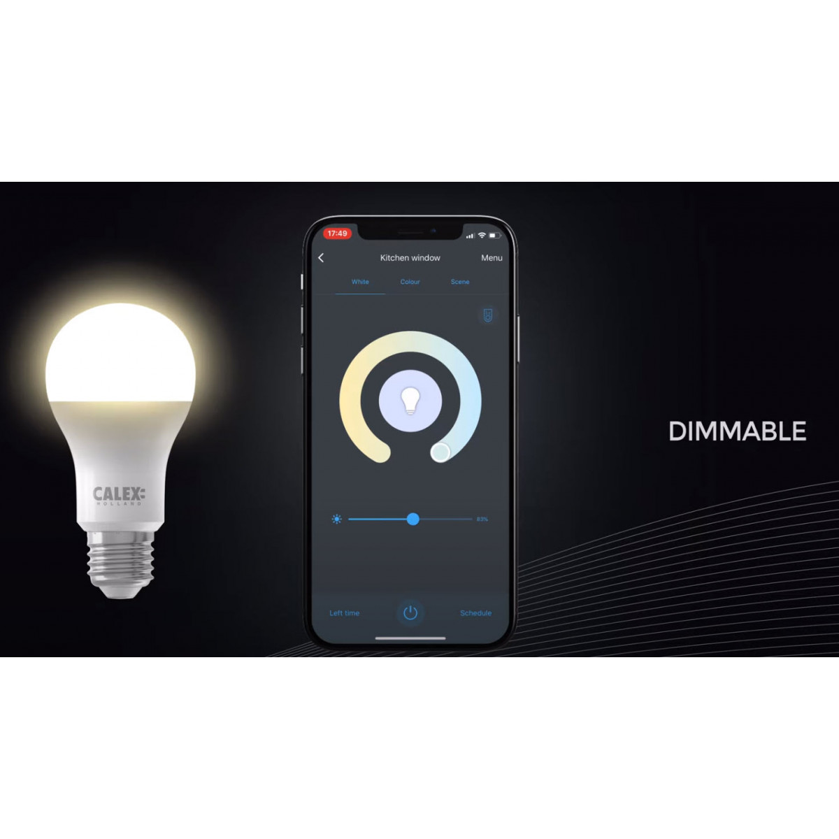 Ampoule LED Smart WIFI E27 ambiance dimmable (429113) | Nostalux.fr