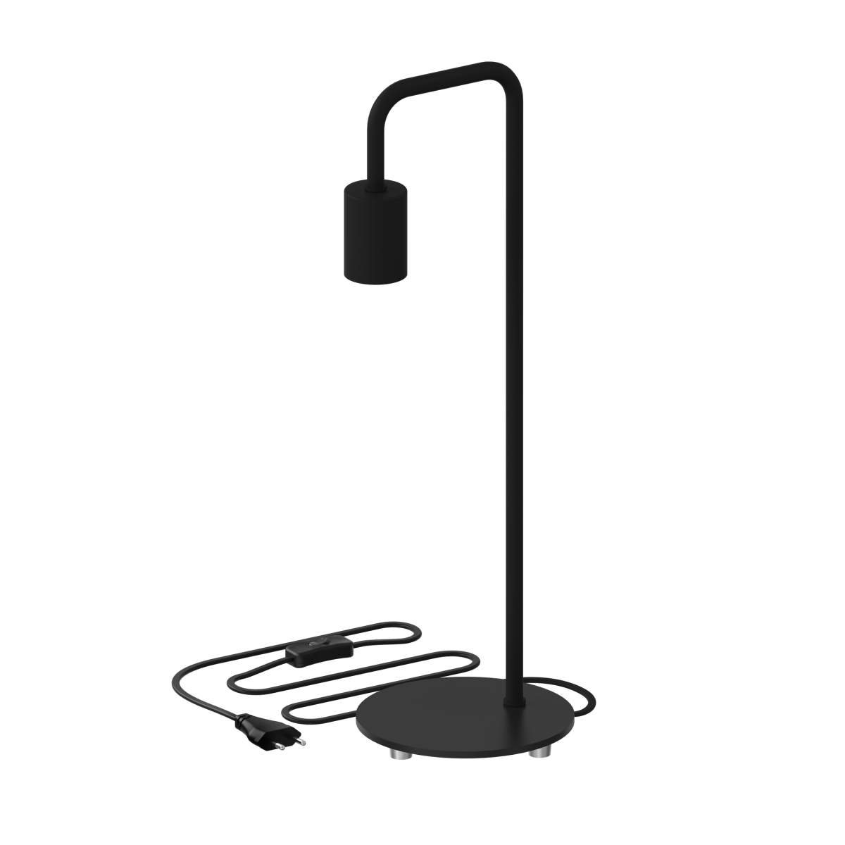 Lampe de table noir E27 | Nostalux.fr