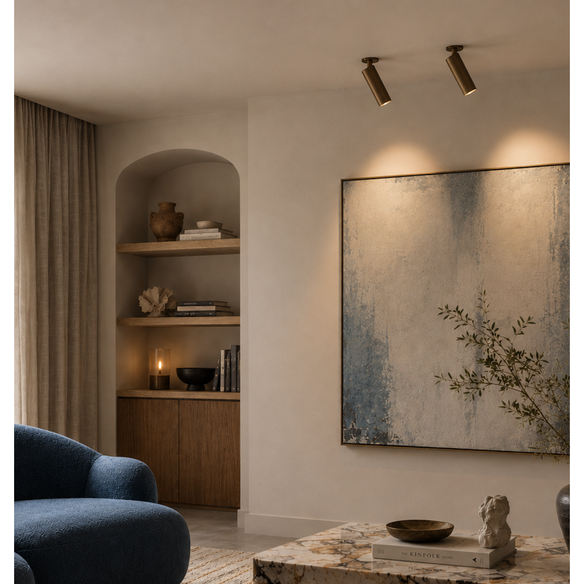 Éclairage intérieur Vigo spot encastrable gun metal aluminium