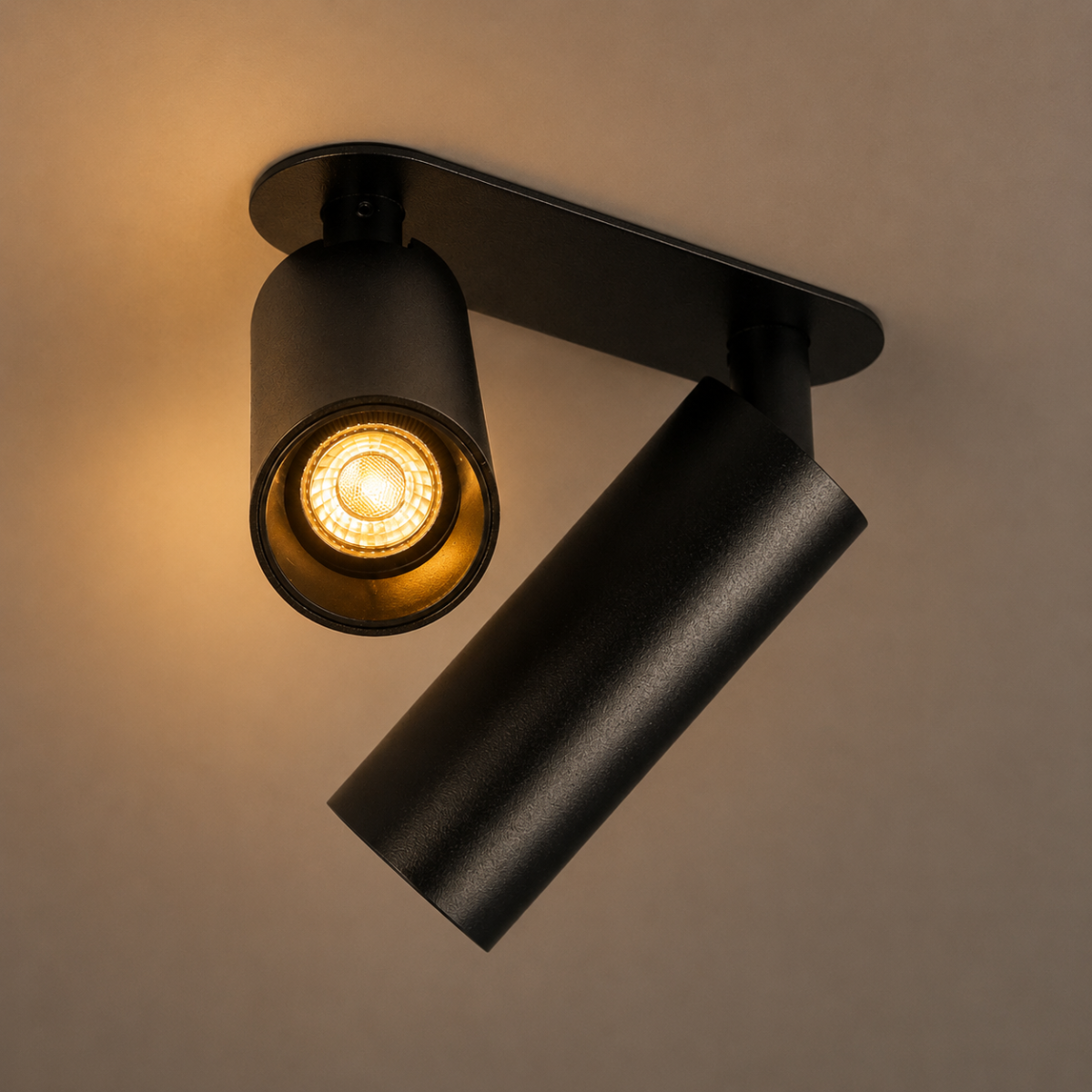 Éclairage intérieur Vigo spot encastrable 2 lumières noir